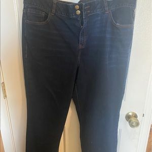 Lane Bryant Straight Leg Tighten Tummy Jeans. Sz: 20